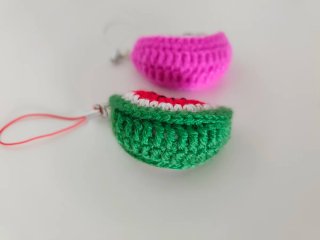 Llavero de frutas Tejido a Crochet