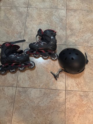 Patines en Línea Oxelo y Casco talla 35