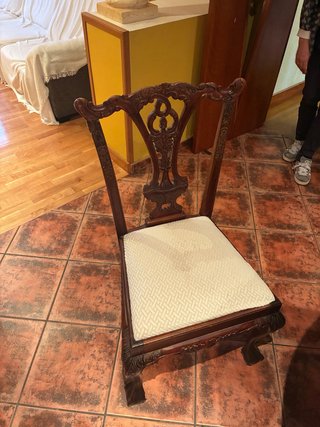 Set de 4 sillas de madera