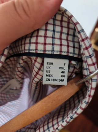 Camisa Pedro Del Hierro cuadros fácil plancha XXL