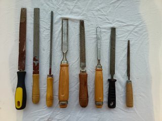 Lote Herramientas Carpintería: Limas, Escofinas...