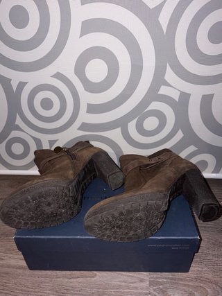 Botines Geox Marrones con Tacón y plataforma, pelo