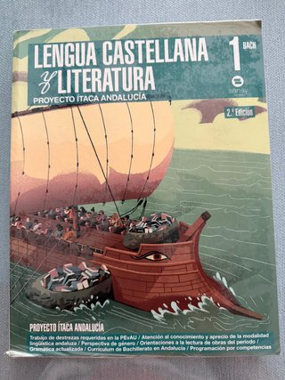 Lengua castellana y literatura, 1 BACH