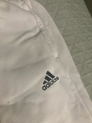 Pantalón de chándal adidas blanco