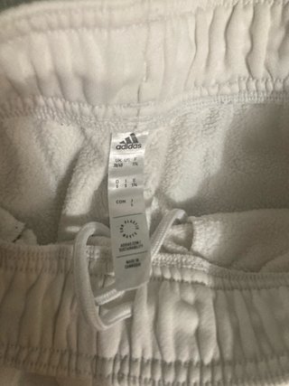 Pantalón de chándal adidas blanco