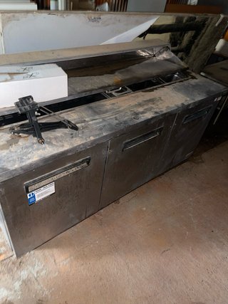 Mesa Fría Pizzera Acero Inoxidable