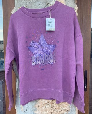 Sudadera Morada Mujer SAVAGE
