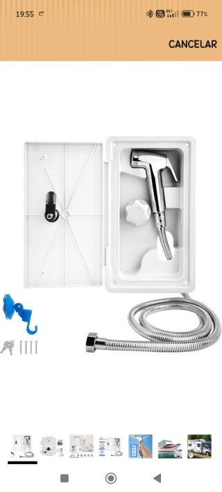 Ducha Camper Autocaravana Extensible