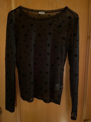 Camiseta Transparente Estrellas Pull&Bear