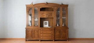 Mueble de salón madera maciza clásico