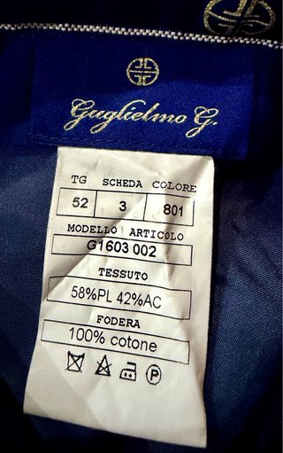 Traje de novio azul