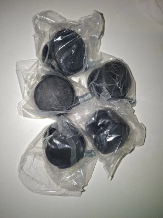 Set de 5 Ruedas para Silla de Oficina