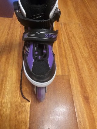 Patines en línea infantiles morados
