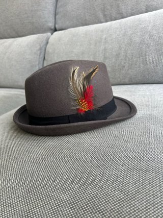 Sombrero Borsalino con Plumas