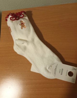 2 Pares de Calcetines Galleta Jengibre