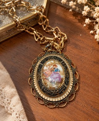 Colgante con Cadena Bañada en Oro