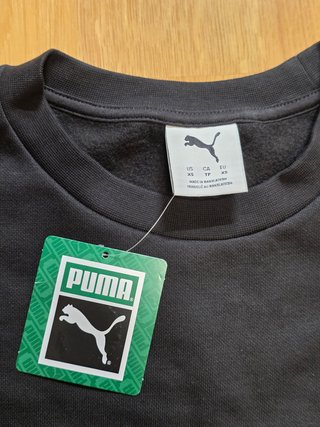 Sudadera Puma Essentials Logo Hombre XS Negra