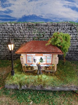 Diorama Chiosco Bar in Miniatura