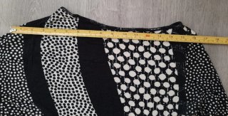 Jersey elástico asimétrico mujer