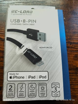 Cable Carga y Datos USB 8-PIN RE-LOAD