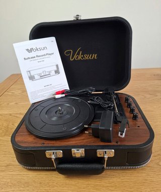 Tocadiscos Portátil Voksun Vintage