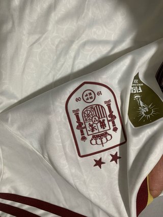 Camiseta España Adidas Blanca Talla M