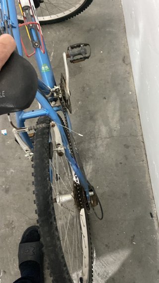 Bicicleta de montaña Rockrider azul