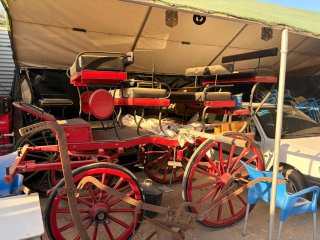 Coche de caballos antiguo