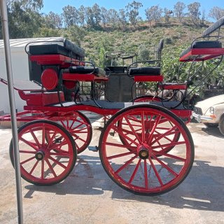 Coche de caballos antiguo