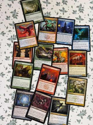 Lote 15 cartas Magic raras antiguas