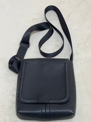 Bolso Bandolera Hombre ZARA MAN Negro