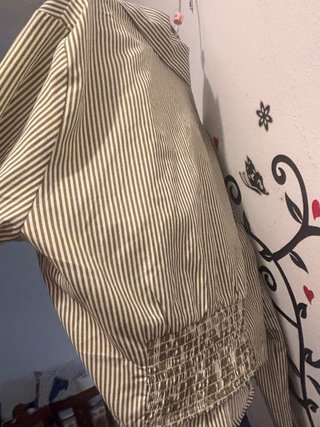 Camisa corta a rayas