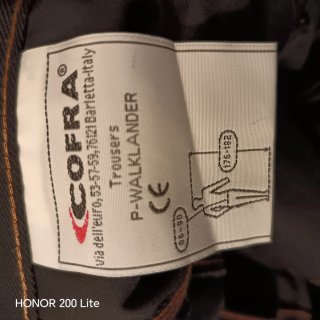Pantalón de trabajo Cofra negro L
