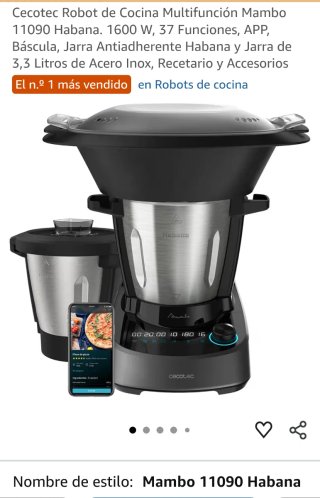 Robot Cocina Cecotec Mambo 11090 Habana