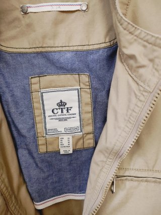 Chaqueta casual entretiempo beige