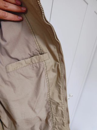 Chaqueta casual entretiempo beige