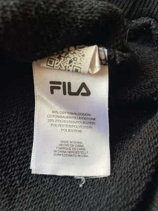 Fila Sweatshirt Black Pastel Stripe | Y2K Retro