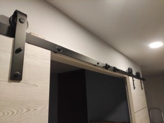 2 Puertas Correderas Madera Maciza