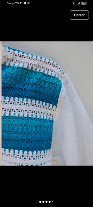 Camisa Huipil Mexicana Vintage Algodón