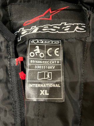 Chaqueta de Moto Alpinestars Negra