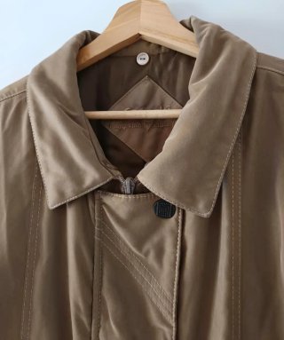 Abrigo marrón mujer talla 52 estilo chaqueton