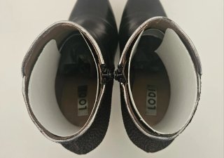 Botines Lodi Negro y Marrón