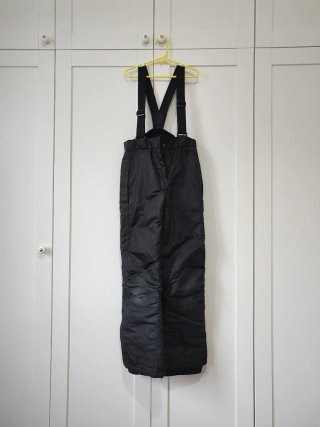 Pantalón de esquí negro con tirantes