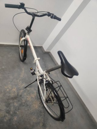 OCASIÓN Bicicleta Plegable 24 Folding Blanca