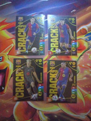 Lote 4 Cromos Adrenalyn Barcelona