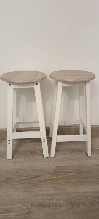 2 Taburetes Madera