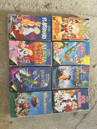 Lote de 8 Películas VHS Disney