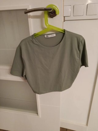 Top Zara Verde Talla M