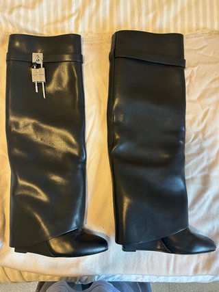 Stivali Givenchy Shark Lock Neri