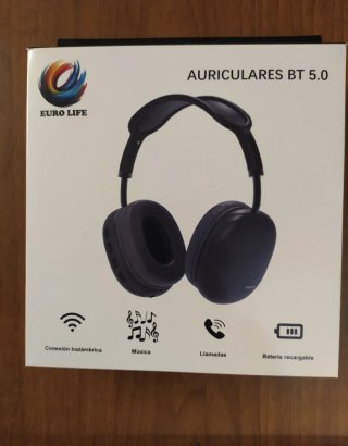 Auriculares Bluetooth 5.0 Euro Life Negros